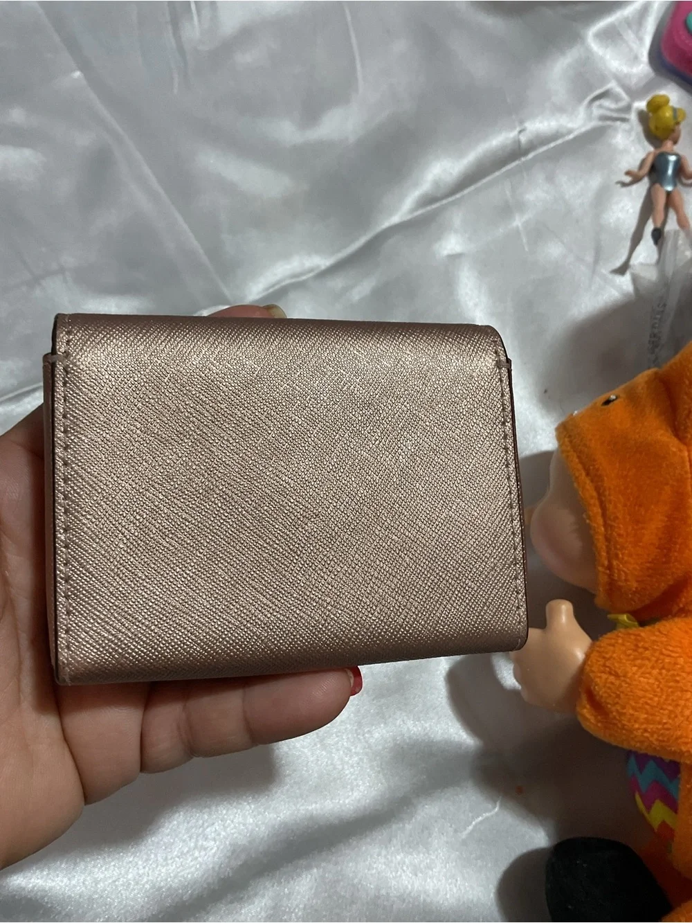 Kate Spade Metallic Rose Gold Small Wallet